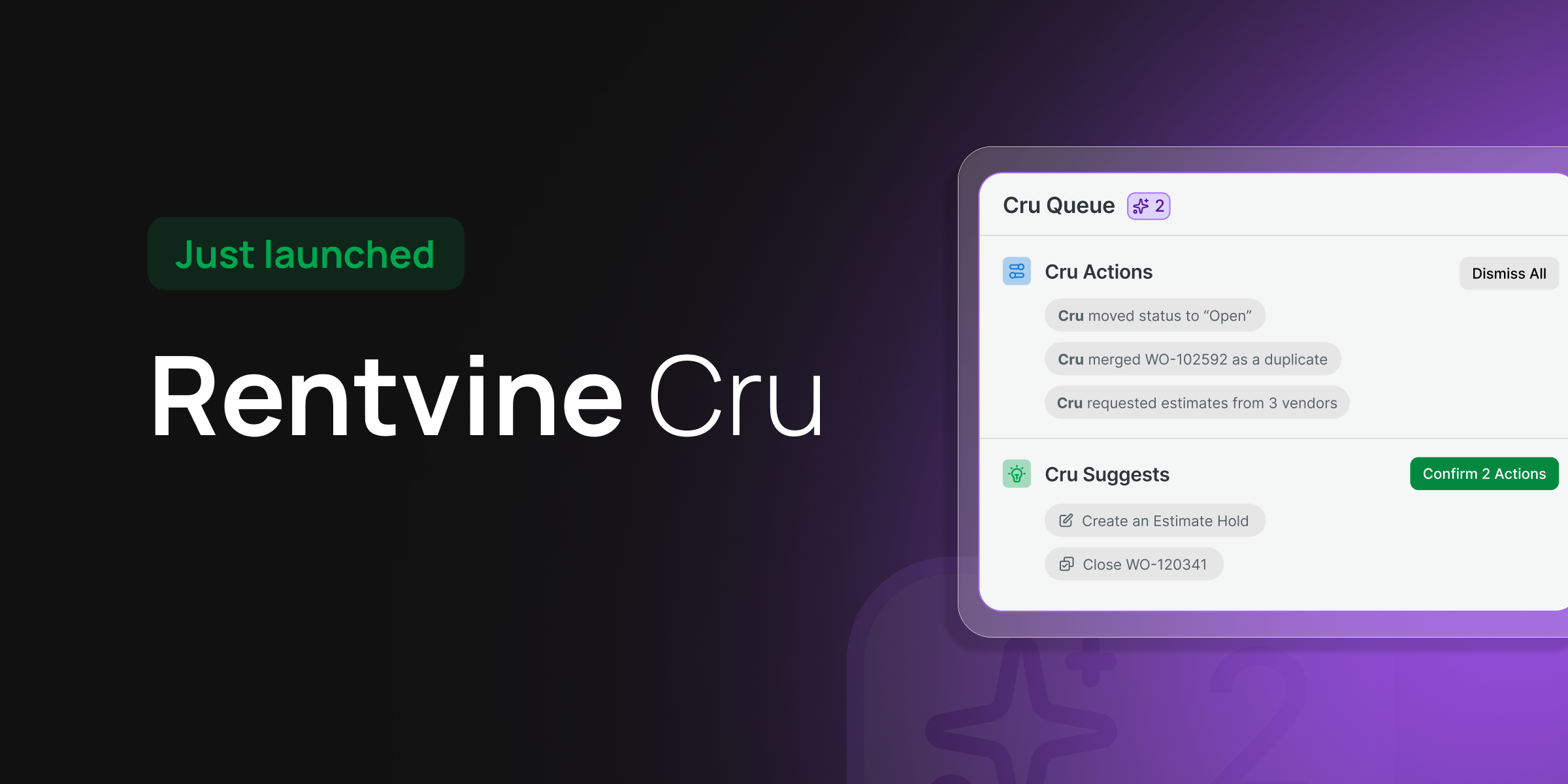 AI maintenance agent for property managers: Rentvine Cru